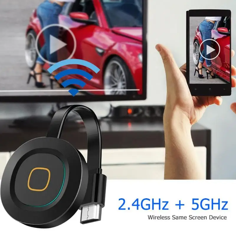 2,4G+ 5G двухдиапазонный HDMI WiFi Дисплей ключ дизайн встроенной антенны прочный с антенной Поддержка 3D визуальный эффект
