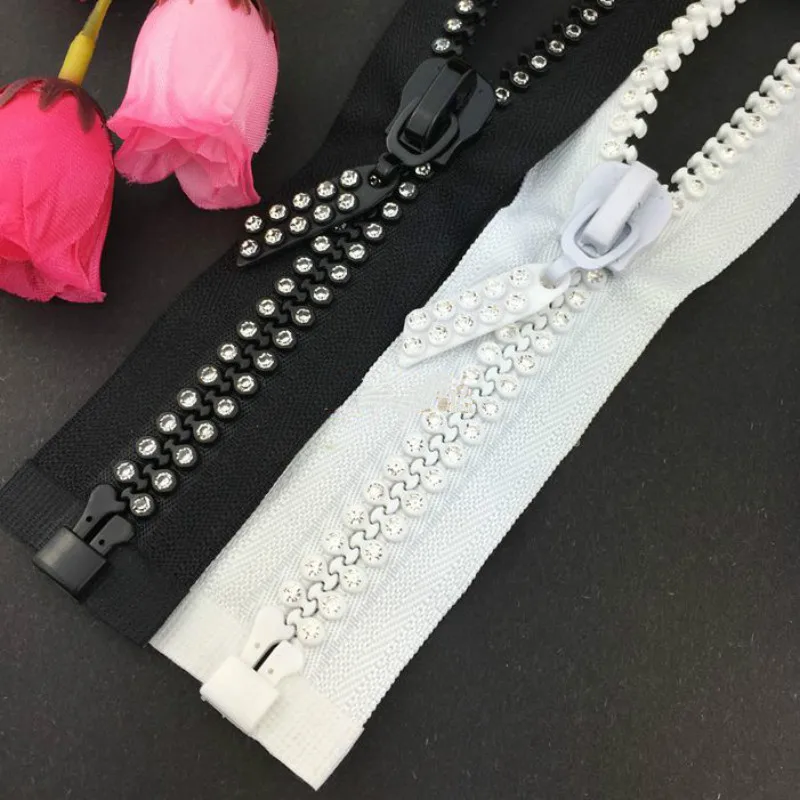 2 шт./лот длинные декоративные алмазные камни молния меховое пальто Верхняя