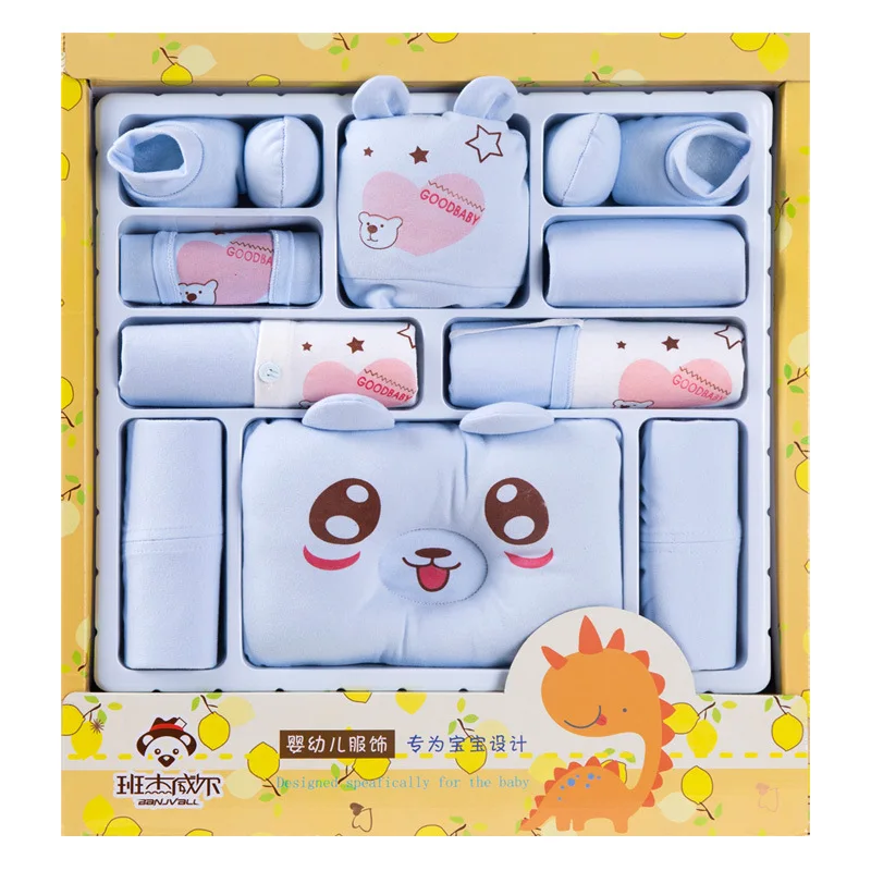 

Clothes for Babies Pure Cotton Spring And Summer Set Newborns Newborn Baby BABY'S first month Early sheng bai Days Gift Box Mate