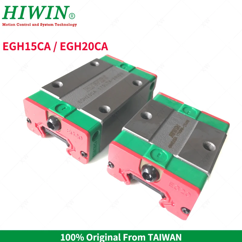 

Free Shipping HIWIN EGH15CA EGH20CA Linear Guide Slider Block carriages for EGR15 linear guide rail CNC Machine parts