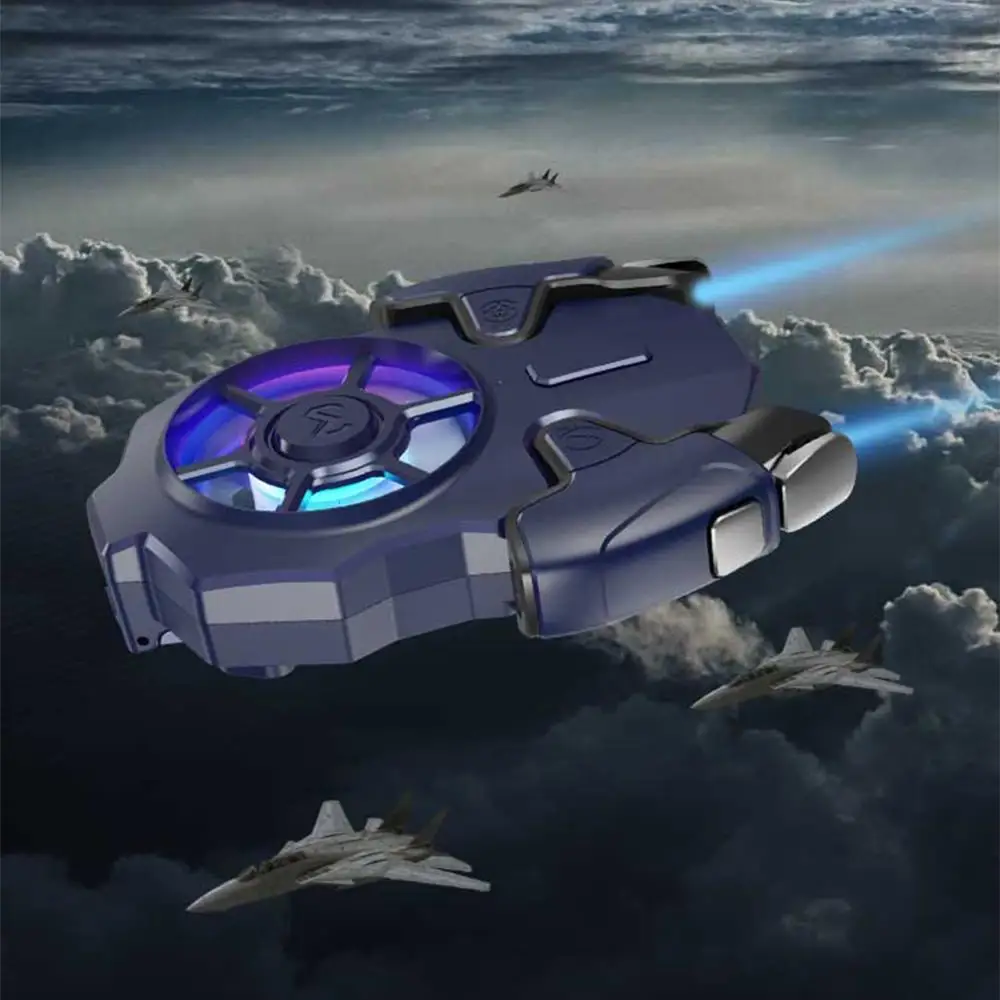 Мобильный игровой контроллер с 3 скоростным охлаждающим вентилятором для PUBG