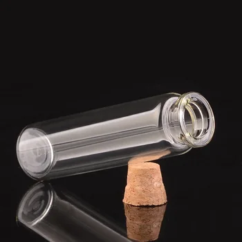 

40Pcs/lot Cute Mini Glass Bottles With Corks Small Bottle Gift Tiny Jars Vials Cork Stoppers for DIY Craft Decoration Home Decor