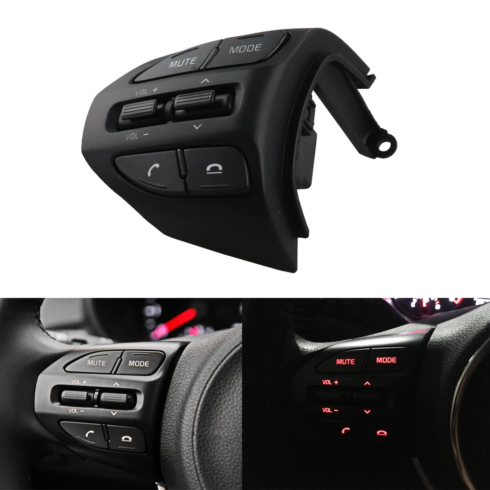 Кнопка на руль автомобиля круиз контроль для KIA K2 RIO 2017 2020 X LINE LUXE 4 Bluetooth