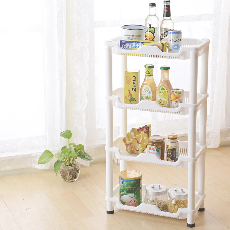 

Shuangqing Kitchen Supplies Storage Shelf Multilayer Floor Storage Organizing Storage Rack Square Storage Shelf 1966