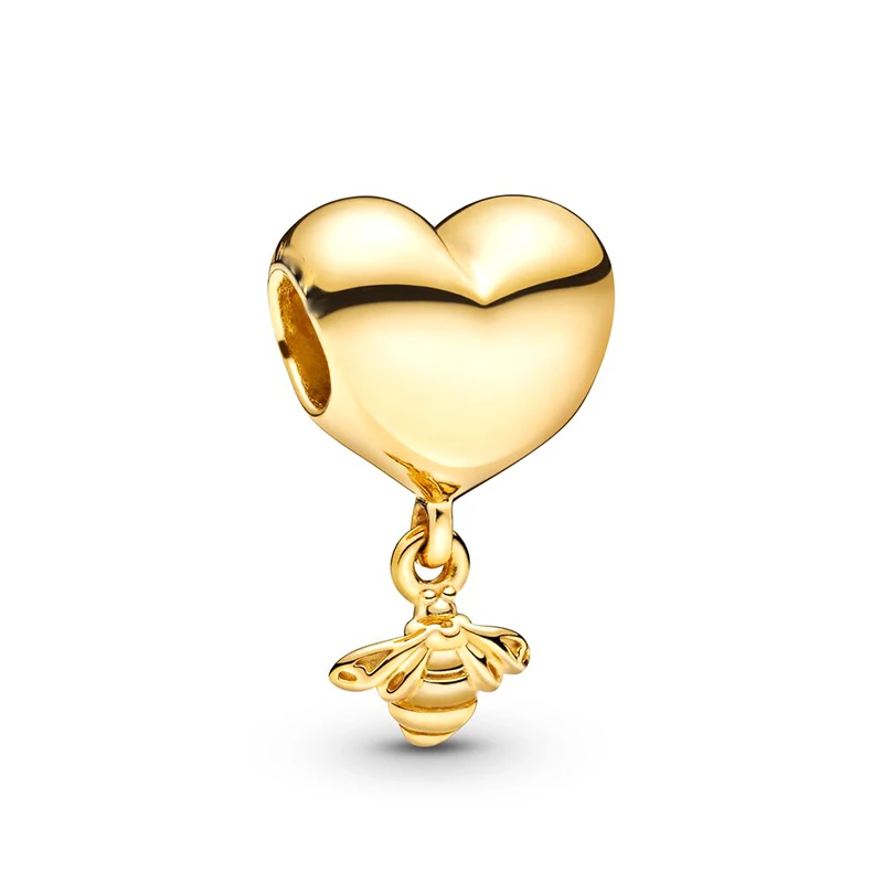 2 шт./лот, подвеска с подвеской в виде сети Catching Love, браслеты Pandora, ожерелья для женщин, ювелирные изделия золотого цвета, 35 стилей - Цвет: G14