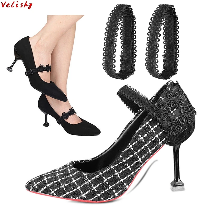 

1Pair Women Lace Shoes Band High Heels Bundle Shoelace Loose Anti-skid Shoe Accessories Wholesale