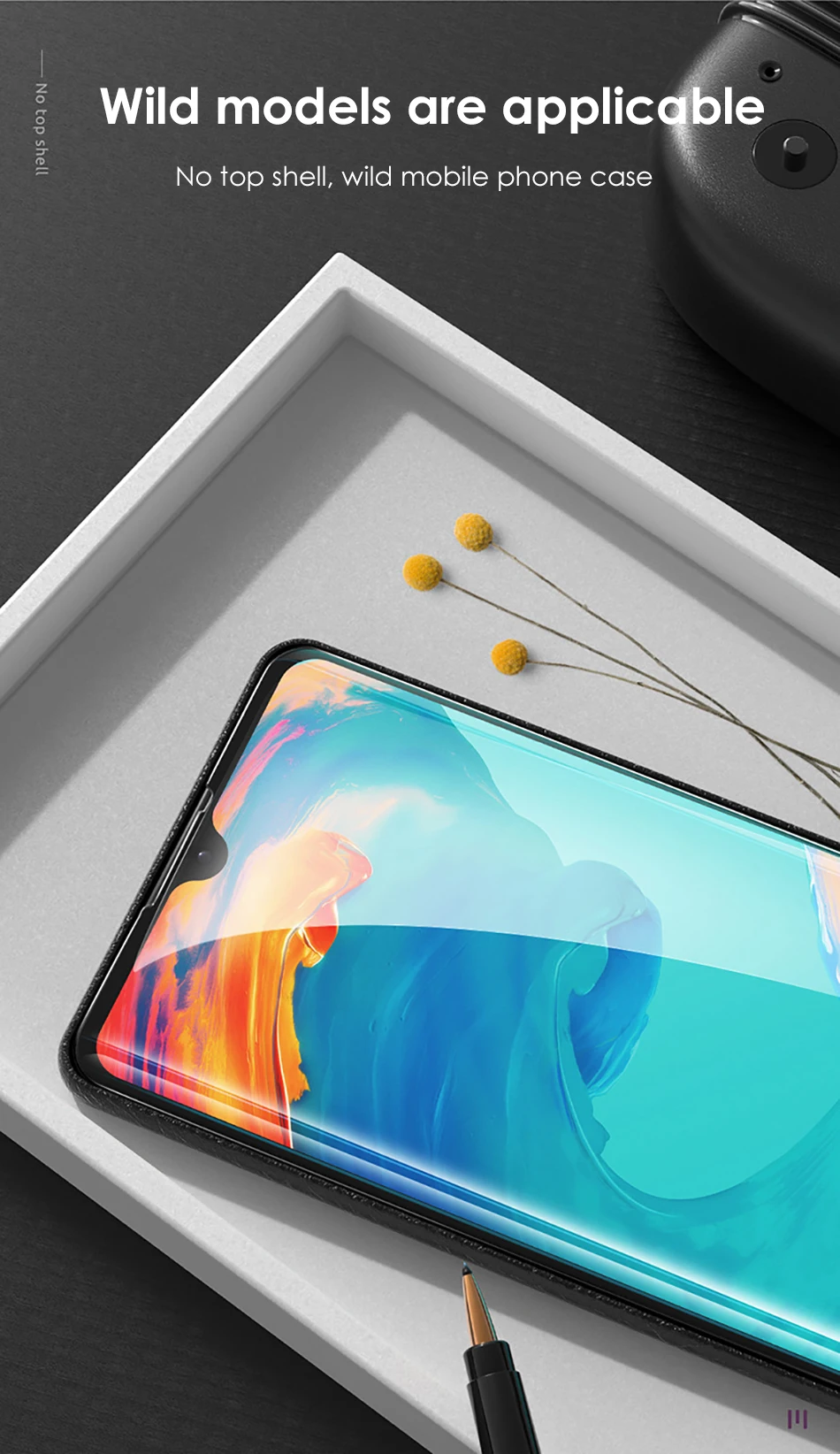 Benks VPRO полное защитное закаленное стекло для huawei P30 с закругленными краями HD 0,3 мм, Защитная пленка для переднего экрана, закаленное стекло для huawei