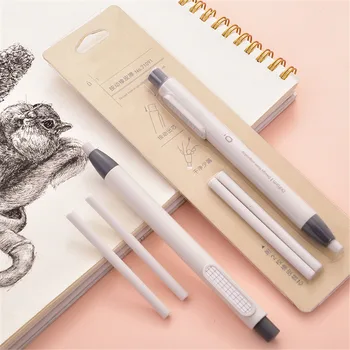 

Novel Retractable Eraser with Refill for Student Mechanical Eraser Drawing Proofing Tool School Office Supplies