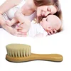 New Baby Care Pure Natural Wool Baby Wooden Brush Comb Brush Baby Hairbrush Newborn Hair Brush Infant Comb Head Massager ► Photo 2/6