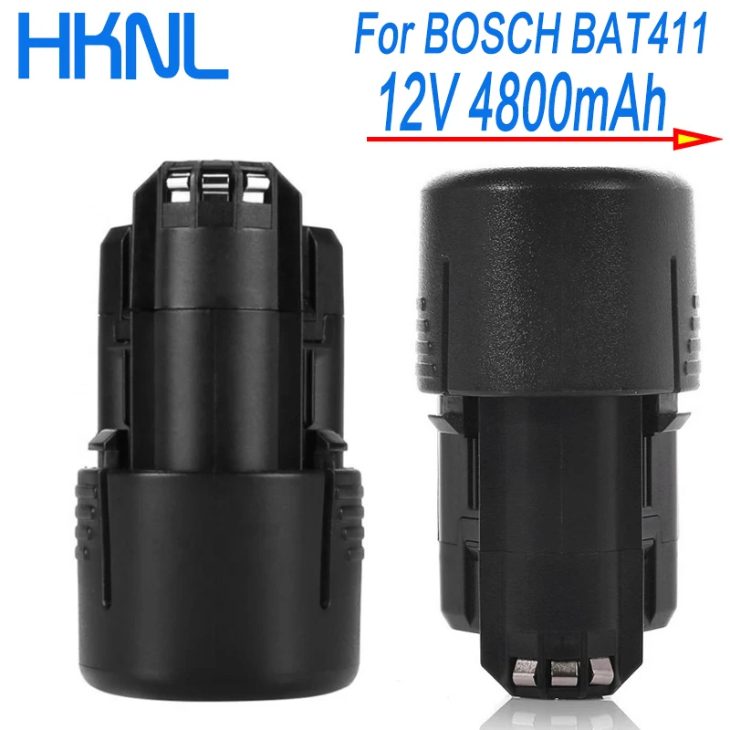 4800mAh10.8V аккумуляторная батарея 12V li ion BAT411 для BOSCH BAT412A BAT413A D 70745GOP 2607336013 2607336014 PS20 2 PS40