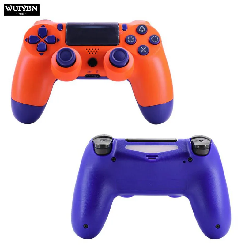 WUIYBN Bluetooth геймпад Беспроводной PS4 контроллер Джойстик для SONY playstation 4 Dualshock PS4 контроллер игровой консоли ПК паровой - Цвет: Оранжевый