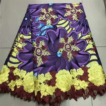 

cotton wax fabric ankara wax pritns embroidered guipure lace african wax lace embroidery for wedding dress
