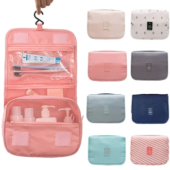 

Large Capacity Travel Waterproof Portable Women Cosmetic Organizer Pouch Hanging Wash Bags Man Toiletry Bag Cute Makeup Dropship