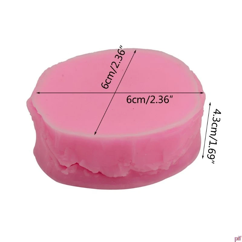 3D лепестки роз силиконовые формы помадка и резинка мыло паста Силиконовые формы торта 6XDD - Цвет: Розовый