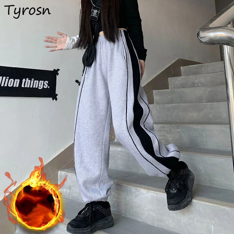 

Шаровары женские модные хип-хоп Лоскутные Повседневные Мешковатые Свободные Брюки популярного дизайна Женские уличные брюки шикарные