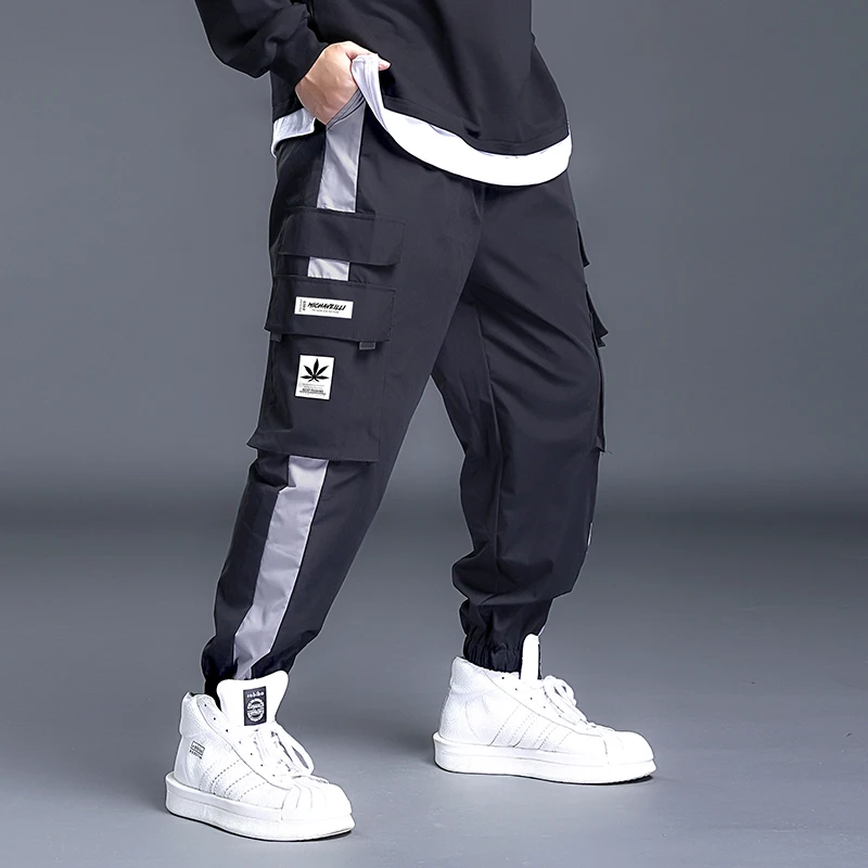 

Plus 7XL 6XL 5XL Track Pants Men's Multi Pockets Cargo Harem Pants Hip Hop Casual Male Tatical Joggers Trousers Fashion Casual