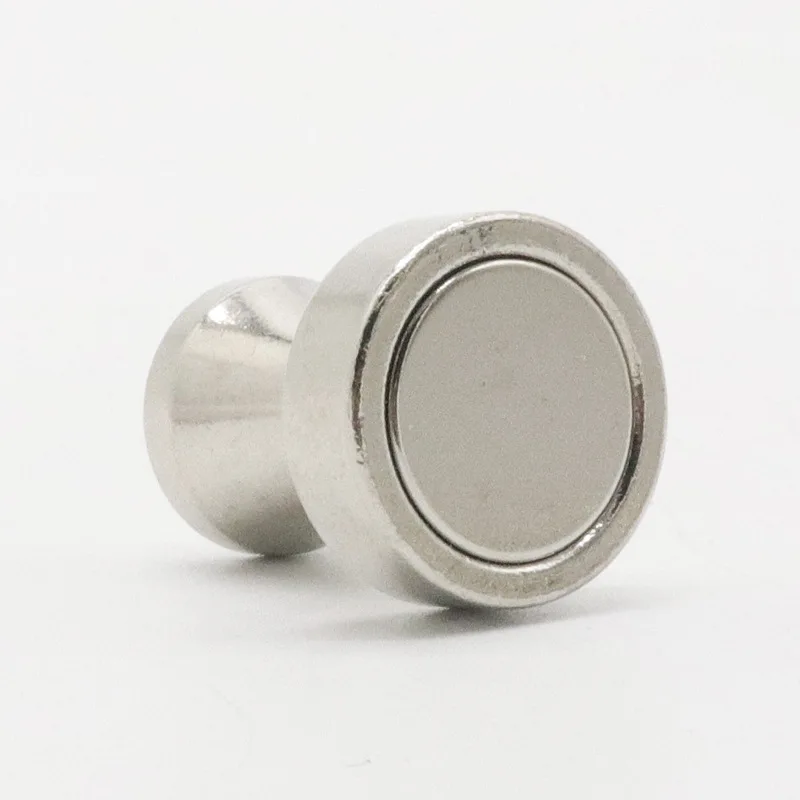 1 шт. Металлические Магнитные Thumbtack Серебристые Магнитные Элементы нажимная булавка офисная доска для заметок булавки для холодильника карта украшения канцелярские принадлежности