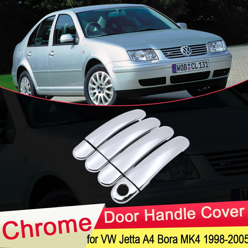 For Volkswagen VW Jetta 5 Sedan 2005-2010 Chrome Door Handle Cover Trim