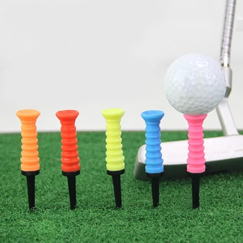 

5 Pcs Golf Tee Professional Prcatical Efficient Colorful Prop Equipment Accessory Plastic Tee Limit Pin For Golf Sports Tool