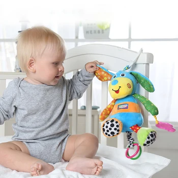 

Kid Baby Crib Cot Pram Hanging Rattles Stroller&Car Seat Toy Activity Soft Ringing Bell toys developing Pushchair Toy