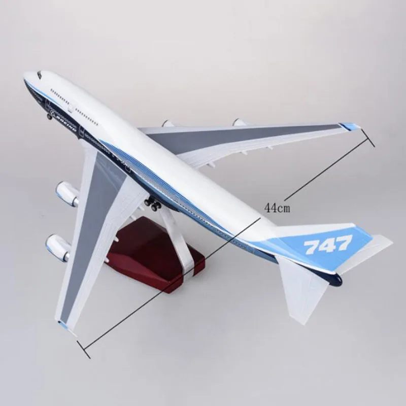 47 см самолет 1/150 масштаб воздуха Boeing B747 самолет международной авиационной модели W проблесковый маячок& колесо литья под давлением пластиковые смолы самолет