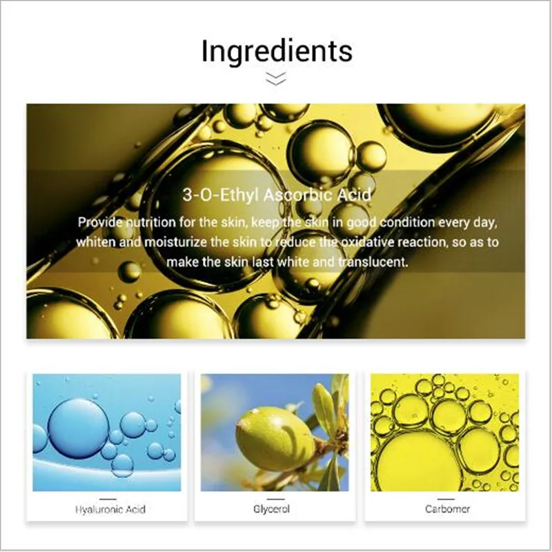 LANBENA Vitamin C Serum For Face Whitening Moisturizing Face Serum Whitening Serum Skin Repair Care Reduce 5