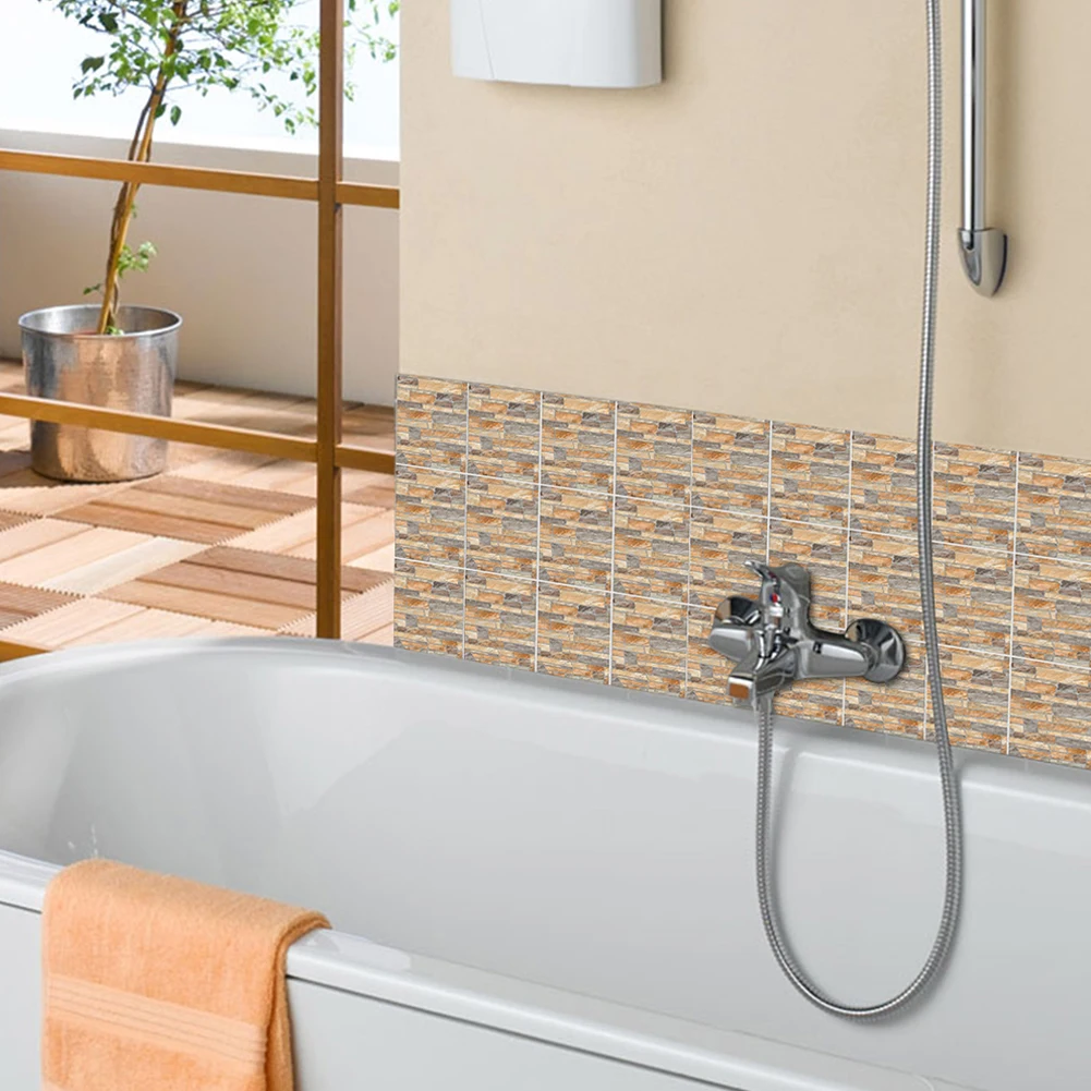 Наклейка на стену в стиле ретро мозаика для кухни водостойкая утолщенная матовая