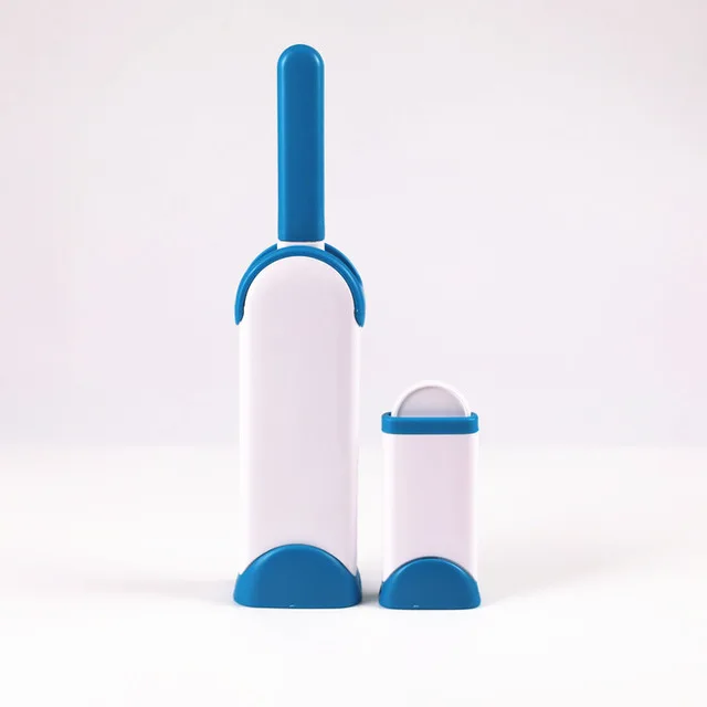 blue set Инструмент для ухода за бородой для собак кисточка для удаления волос собака кошка мех Основа щетки двухсторонняя домашняя мебель, диван, щетка для чистки одежды - Цвет: blue set