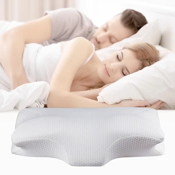 

Memory Foam Pillow For Sleep Cervical Pillows Butterfly Shaped Memory Pillows Relax The Cervical Spine Slow Rebound