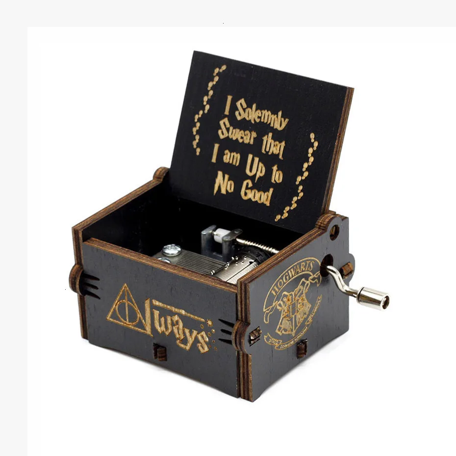 Merry Christmas Box Star Wars Music Game Of Throne Castle In The Sky Hand Folded Queen Wood Music Box Christmas Present