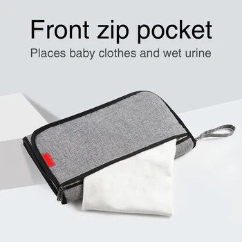 

Diaper Changing Mat Nappy Pad Baby With Pocket Clutch Washable Home Portable Foldable Travel Reusable Waterproof Polyester