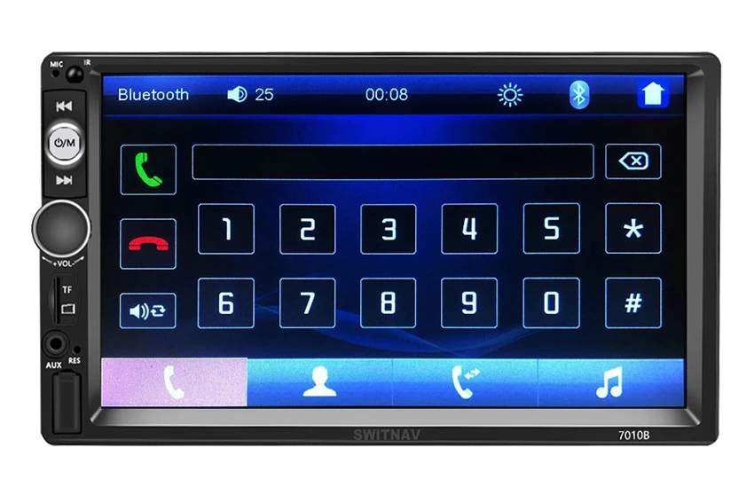 Автомобильный dvd-плеер Switnav MP5 для универсальной аудиосистемы 2 din, стерео, Bluetooth, USB, Автомобильный цифровой мультимедийный автомобильный аудио