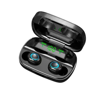 

Bluetooth 5.0 wireless headset stereo noise reduction, with charging compartment, can accommodate large batteries