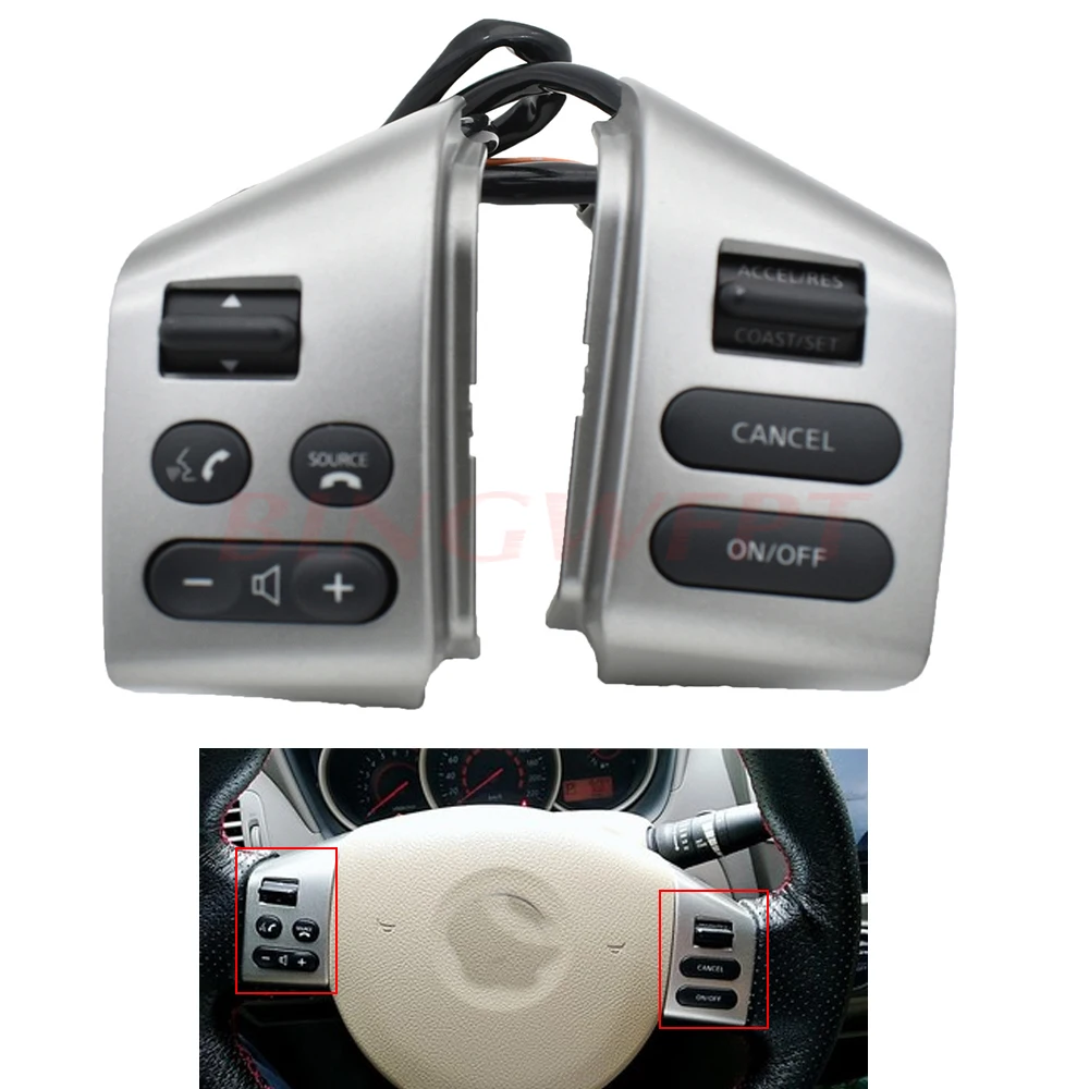 BINGWFPT для Nissan Livina& TIIDA& sylphy аксессуары для автомобиля кнопки рулевого колеса автомобиля кнопки управления переключатель функция