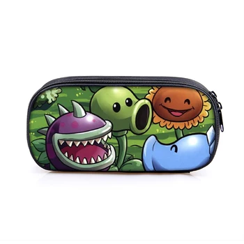 

Plants vs Zombies Boy Girl Cartoon Pencil Case Bag School Pouches Children Student Pen Bag Kids Purse Wallet
