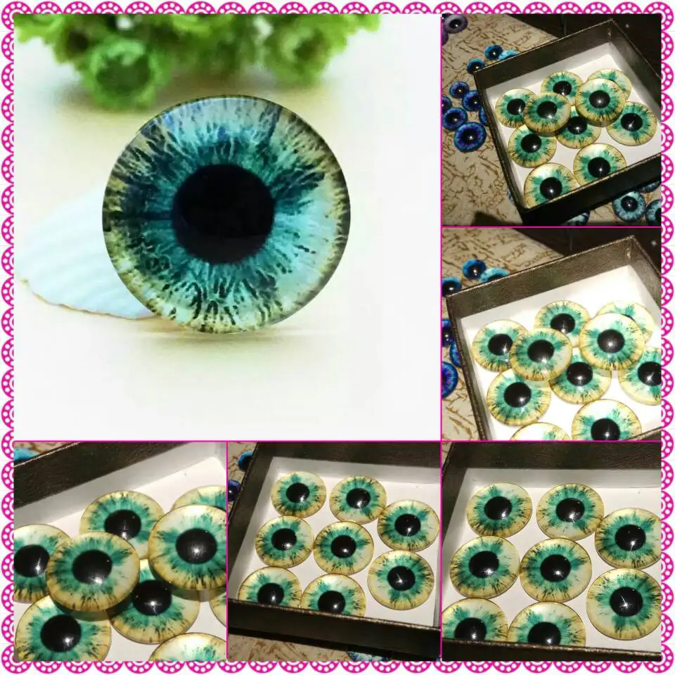 8mm10mm12mm14mm16mm18mm20mm 라운드 드래곤 고양이 눈 카보 숑 여성을위한 팔찌 목걸이 만들기 귀걸이 핀 브로치 공예 공급