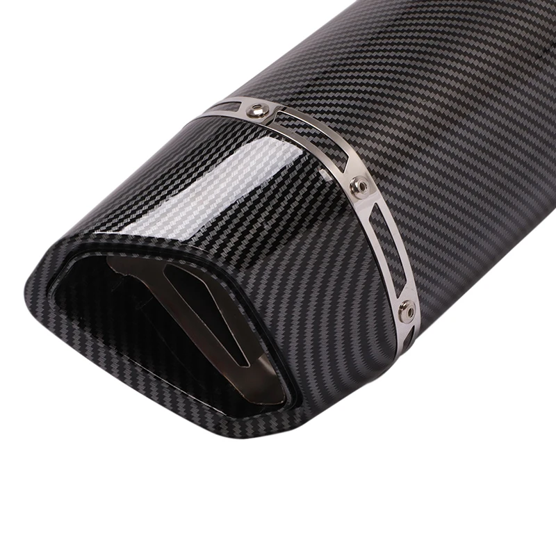 51mm Universal Motorcycle Exhaust Tail Pipe With Silencer Stainless Steel 470mm Exhaust System Modified For ATV Street Bike - Image 3