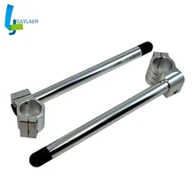 Руль мотоцикла Регулируемый ЧПУ 35 мм зажим на вилке ручка бар для Yamaha XT200 XT250 TZ250 RZ350 TZ350 SR500 XS 400 500