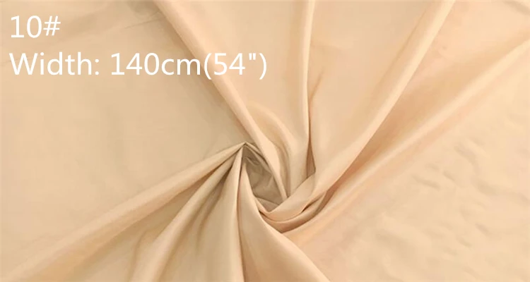 10 Pale Pink Новая жесткая ткань шелковая Тафта Ткань шелк чистая ткань Органическая для блузки брюки пальто - Цвет: 10 Pale Pink