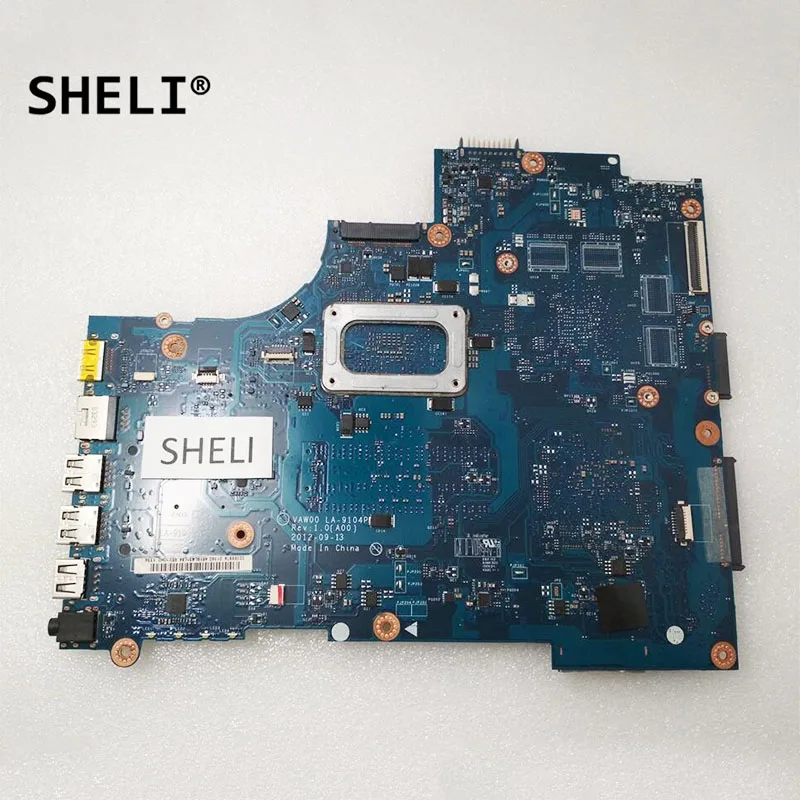 Материнская плата для ноутбука DELL INSPIRON 3521 материнская VAW00 I5 3337U 7 60 R1 760R1 100%