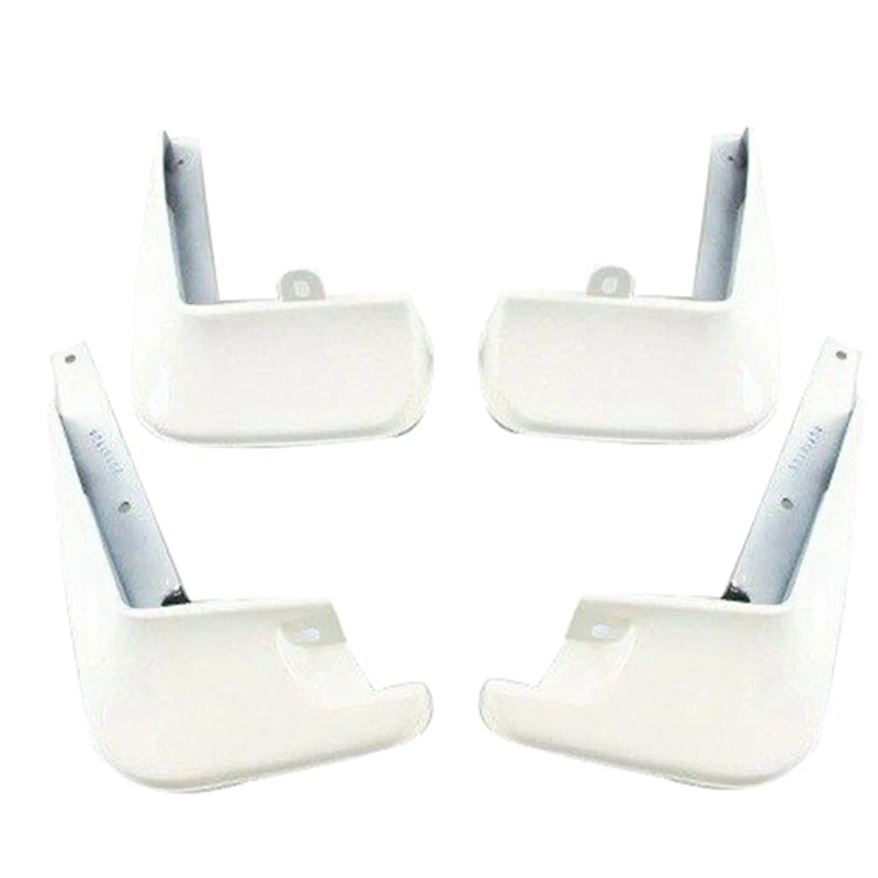 

4Pcs Pearl White Mud Flaps Splash Guards Mudguards Fender for Toyota Corolla 2015-2018