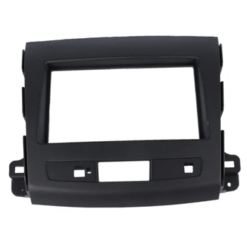 

Car Radio Fascia Trim Kit Stereo In-Dash Double Din Fascia Audio Fitting Adaptor Facia Panel for Mitsubishi Outlander 2008-2012