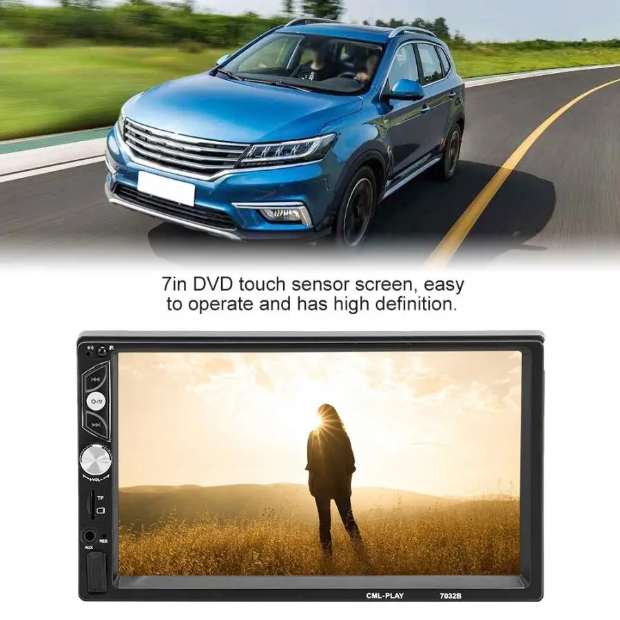7 Inch Screen Double 2Din Car Bluetooth Hands-free Radio Stereo Music Hifi MP5 Player automobiles mp5 player Car Accessories