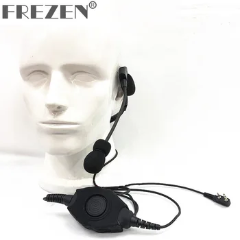 

Walkie Talkie Advanced Light Large PTT Neck-Hanging Single-sided Headset For Kenwood Baofeng UV-5R UV-82 Radio