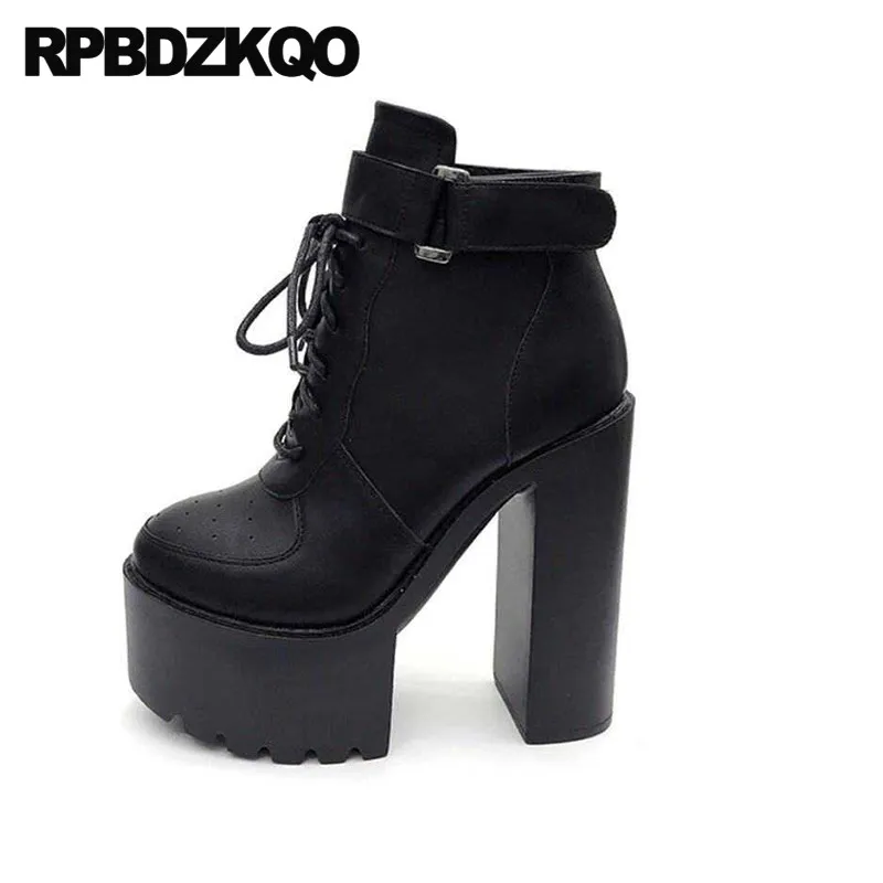 Gothic Platform Boots Punk Sexy Female 
