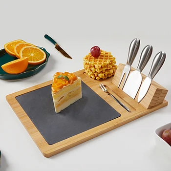 

High Temperature Resistance Cheese Board Premium Wood Charcuterie Platter Serving Tray Kitchen Dining Bar FP8