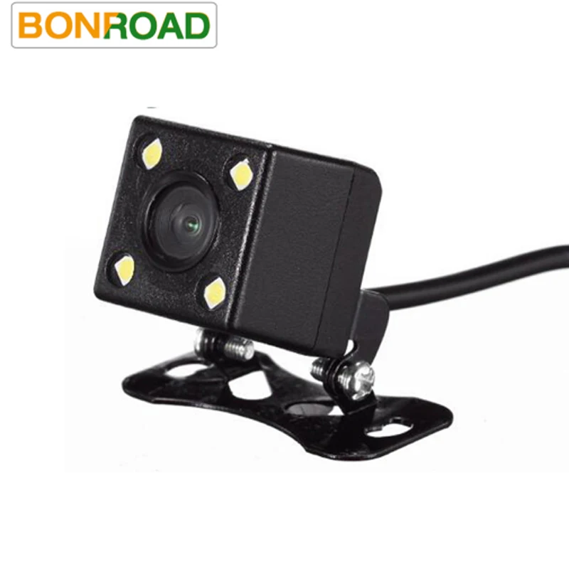 Bonroad камера заднего вида для автомобиля Dvr зеркало 4 Led 8 Led камера заднего вида ночное видение HD для DVD резервная камера с парковочной линией