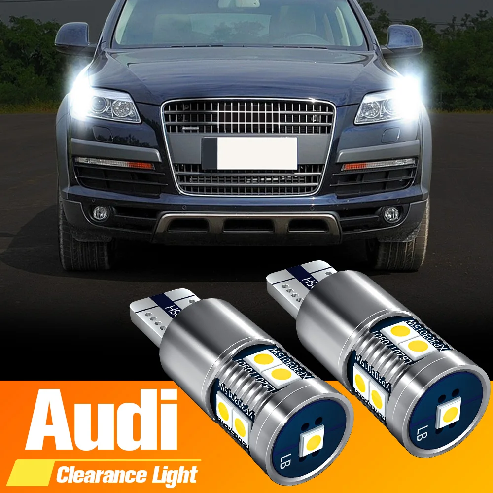 2pcs LED Clearance Light Parking Bulb Lamp W5W T10 194 Canbus For Audi A3 8L 8P 8V A4 B5 B6 B7 A6 C5 C6 C7 A2 A5 Q7 TT A8 D2 | Автомобили