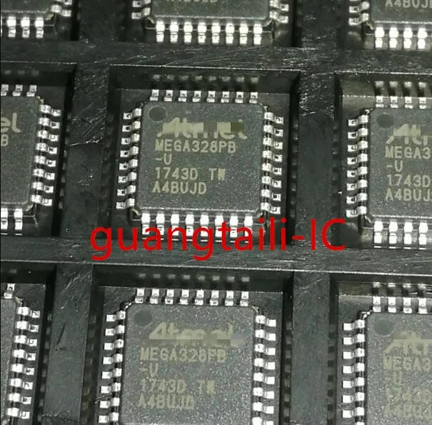10 шт. MEGA328PB-U ATMEGA328PB-AU ATMEGA328PB-U QFP-32 8-битный микроконтроллер AVR