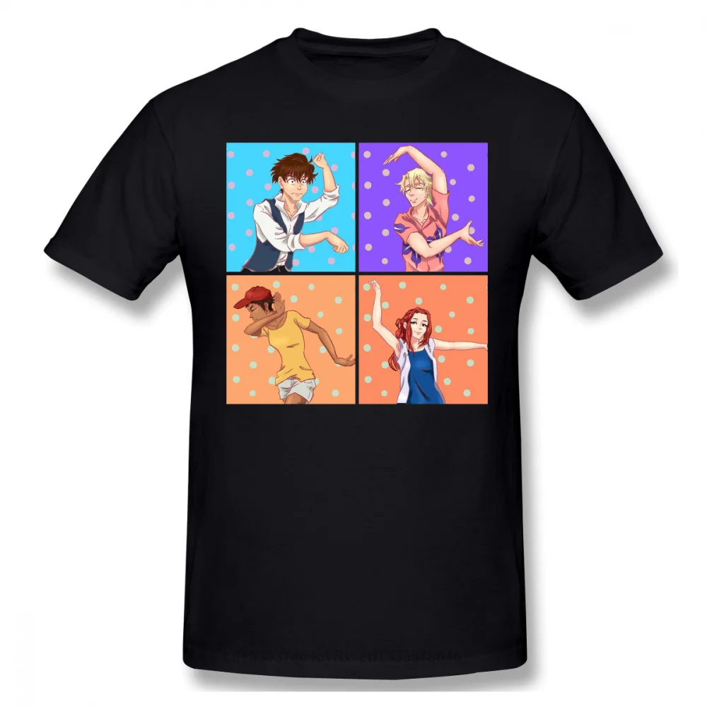 

Confidence Team Great Pretender Laurent Thierry Abigail Jones Anime Homme Pure Cotton Oversized Short Sleeve T-shirt